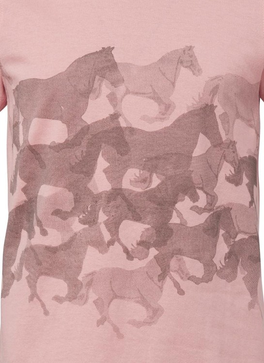 running horse top slong sleeve pink.jpg